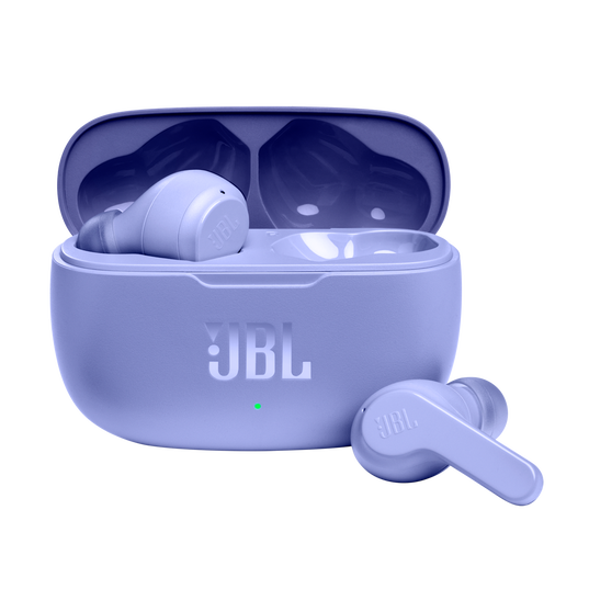JBL Wave 200TWS - Purple - True Wireless Earbuds - Hero